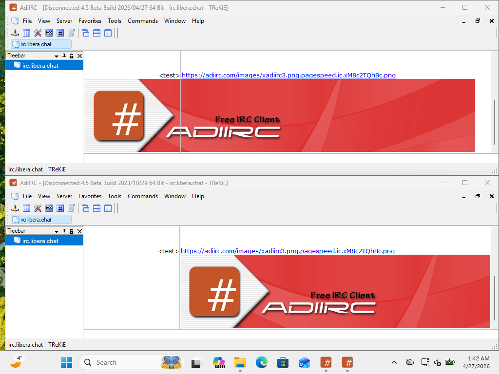 Top is the current 2026 release, bottom is the 2023 release