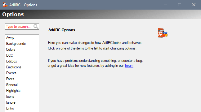 AdiIRC Ücretsiz Gelişmiş IRCd İstemcisi